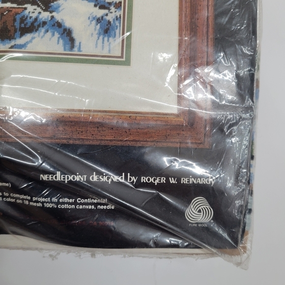 Vtg MONARCH HORIZONS The Waterfall Needlepoint Kit Persian Wool / NOS 1979‎ - Picture 7 of 9